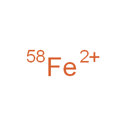 ChemSpider 2D Image | (~58~Fe)Iron(2+) | 58Fe