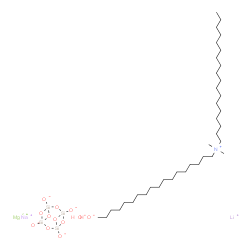 ChemSpider 2D Image | UNII:X687XDK09L | C38H82LiMgNNaO12Si4