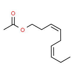 ChemSpider 2D Image | [(3Z,6Z)-Nona-3,6-dienyl] acetate | C11H18O2