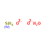 InChI=1/H2O.2O.Si/h1H2;;;/q;2*-2;+4