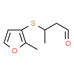 ChemSpider 2D Image | 3-[(2-Methylfuran-3-yl)thio]butyraldehyde | C9H12O2S