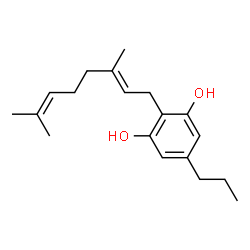 ChemSpider 2D Image | CANNABIGEROVARIN | C19H28O2