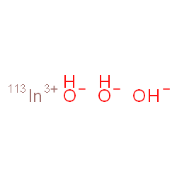 ChemSpider 2D Image | INDIUM HYDROXIDE IN-113 | H3113InO3