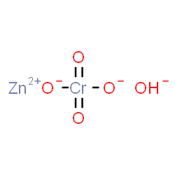 ChemSpider 2D Image | Chromium, diolatodioxo-, hydroxide, zinc salt (1:1:1) | HCrO5Zn