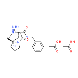 ChemSpider 2D Image | DIPEPTIDE DIAMINOBUTYROYL BENZYLAMIDE DIACETATE | C23H37N5O7
