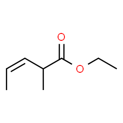 ChemSpider 2D Image | Ethyl (Z)-2-methylpent-3-enoate | C8H14O2