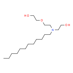 ChemSpider 2D Image | PEG-3 LAURAMINE | C18H39NO3