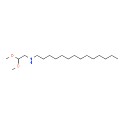 ChemSpider 2D Image | N-(2,2-Dimethoxyethyl)-1-tetradecanamine | C18H39NO2
