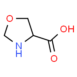 ChemSpider 2D Image | oxazolidine-4-carboxylic acid | C4H7NO3