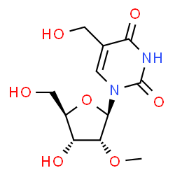ChemSpider 2D Image | 5-(Hydroxymethyl)-2'-O-methyluridine | C11H16N2O7