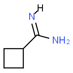 ChemSpider 2D Image | Cyclobutanecarboximidamide | C5H10N2