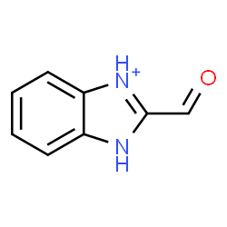 ChemSpider 2D Image | 2-Formyl-1H-benzimidazol-3-ium | C8H7N2O
