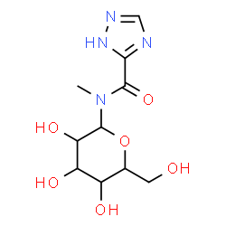 ChemSpider 2D Image | N-Methyl-N-(1H-1,2,4-triazol-5-ylcarbonyl)hexopyranosylamine | C10H16N4O6
