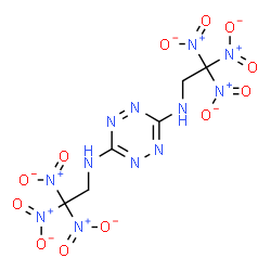 ChemSpider 2D Image | N,N'-Bis(2,2,2-trinitroethyl)-1,2,4,5-tetrazine-3,6-diamine | C6H6N12O12