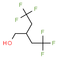 ChemSpider 2D Image | 4,4,4-Trifluoro-2-(2,2,2-trifluoroethyl)-1-butanol | C6H8F6O