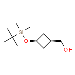 ChemSpider 2D Image | cis-3-[[(1,1-Dimethylethyl)dimethylsilyl]oxy]cyclobutanemethanol | C11H24O2Si