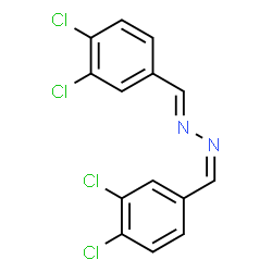 ChemSpider 2D Image | (1Z,2E)-Bis(3,4-dichlorobenzylidene)hydrazine | C14H8Cl4N2