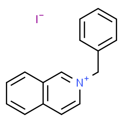 ChemSpider 2D Image | 2-Benzylisoquinolinium iodide | C16H14IN