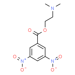 ChemSpider 2D Image | 2-(Dimethylamino)ethyl 3,5-dinitrobenzoate | C11H13N3O6