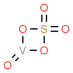 ChemSpider 2D Image | Oxo[sulfato(2-)-kappa~2~O,O']vanadium | O5SV