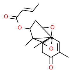 ChemSpider 2D Image | (6xi,11xi,12R)-8-Oxo-12,13-epoxytrichothec-9-en-4-yl (2E)-2-butenoate | C19H24O5