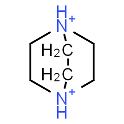 ChemSpider 2D Image | 1,4-Diazoniabicyclo[2.2.2]octane | C6H14N2