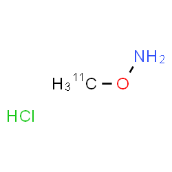 ChemSpider 2D Image | (Aminooxy)(~11~C)methane hydrochloride (1:1) | 11CH6ClNO