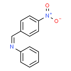 ChemSpider 2D Image | (Z)-1-(4-Nitrophenyl)-N-phenylmethanimine | C13H10N2O2