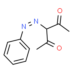 ChemSpider 2D Image | 3-[(Z)-Phenyldiazenyl]-2,4-pentanedione | C11H12N2O2