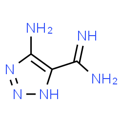 ChemSpider 2D Image | 4-Amino-1H-1,2,3-triazole-5-carboximidamide | C3H6N6