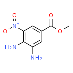 ChemSpider 2D Image | Methyl 3,4-diamino-5-nitrobenzoate | C8H9N3O4