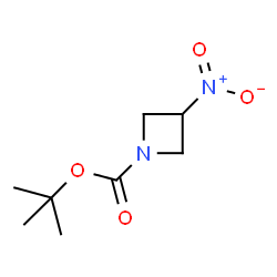 ChemSpider 2D Image | TERT-BUTYL 3-NITROAZETIDINE-1-CARBOXYLATE | C8H14N2O4