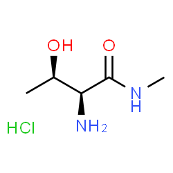 ChemSpider 2D Image | N-Methyl-L-threoninamide hydrochloride (1:1) | C5H13ClN2O2