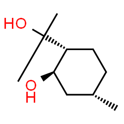 ChemSpider 2D Image | (1R,2R,5S)-2-(2-Hydroxy-2-propanyl)-5-methylcyclohexanol | C10H20O2