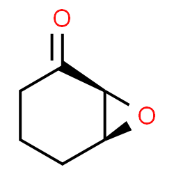 ChemSpider 2D Image | (1S,6S)-7-Oxabicyclo[4.1.0]heptan-2-one | C6H8O2