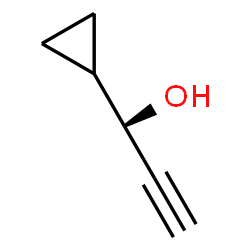 ChemSpider 2D Image | (1S)-1-Cyclopropyl-2-propyn-1-ol | C6H8O