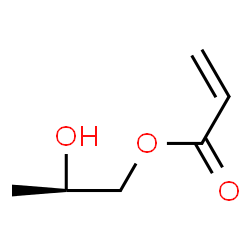 ChemSpider 2D Image | (2R)-2-Hydroxypropyl acrylate | C6H10O3