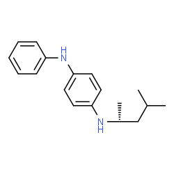 ChemSpider 2D Image | N-[(2R)-4-Methyl-2-pentanyl]-N'-phenyl-1,4-benzenediamine | C18H24N2