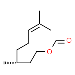 ChemSpider 2D Image | (3R)-3,7-Dimethyl-6-octen-1-yl formate | C11H20O2