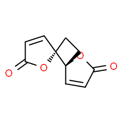 ChemSpider 2D Image | (5R,6S)-1,7-Dioxadispiro[4.0.4.2]dodeca-3,9-diene-2,8-dione | C10H8O4