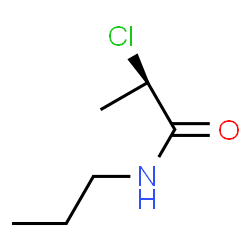 ChemSpider 2D Image | (2R)-2-Chloro-N-propylpropanamide | C6H12ClNO