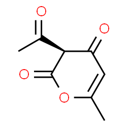 ChemSpider 2D Image | (3S)-3-Acetyl-6-methyl-2H-pyran-2,4(3H)-dione | C8H8O4