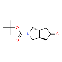 ChemSpider 2D Image | tert-butyl (3aR,6aR)-5-oxo-octahydrocyclopenta[c]pyrrole-2-carboxylate | C12H19NO3