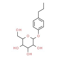 ChemSpider 2D Image | 4-Propylphenyl hexopyranoside | C15H22O6