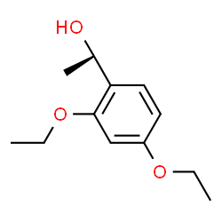 ChemSpider 2D Image | (1S)-1-(2,4-Diethoxyphenyl)ethanol | C12H18O3