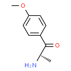 ChemSpider 2D Image | (2R)-2-Amino-1-(4-methoxyphenyl)-1-propanone | C10H13NO2