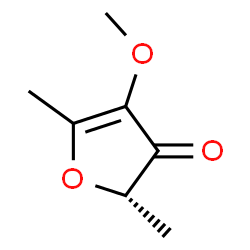 ChemSpider 2D Image | (2S)-4-Methoxy-2,5-dimethyl-3(2H)-furanone | C7H10O3