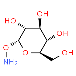 ChemSpider 2D Image | 1-O-Amino-alpha-D-glucopyranose | C6H13NO6