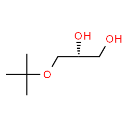ChemSpider 2D Image | (2R)-3-[(2-Methyl-2-propanyl)oxy]-1,2-propanediol | C7H16O3