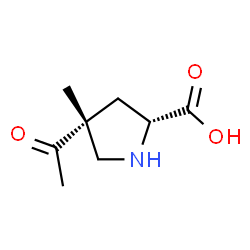 ChemSpider 2D Image | (4R)-4-Acetyl-4-methyl-D-proline | C8H13NO3
